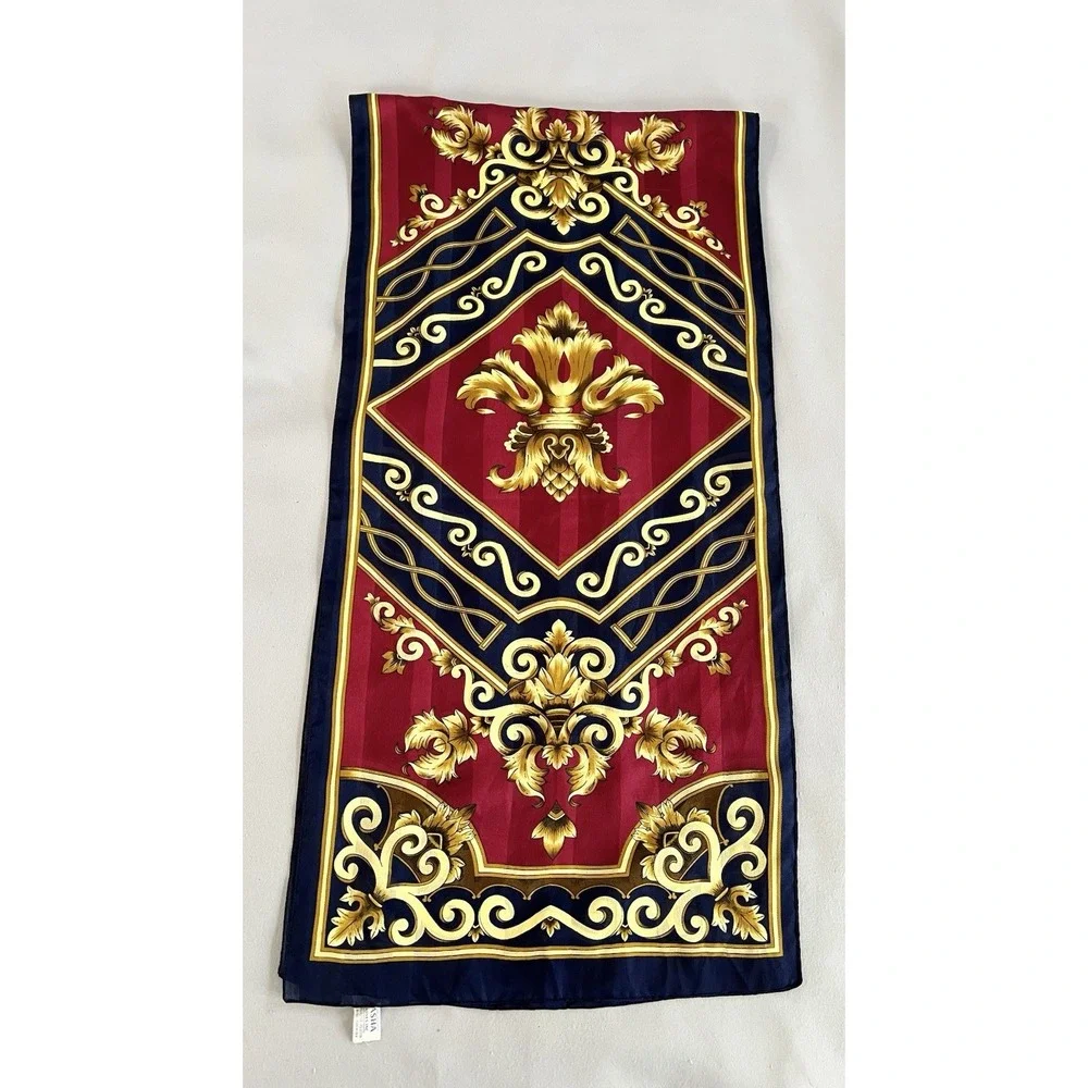BASHA Scarf Polyester Made In Italy Multicolor Rectangle‎ Women's